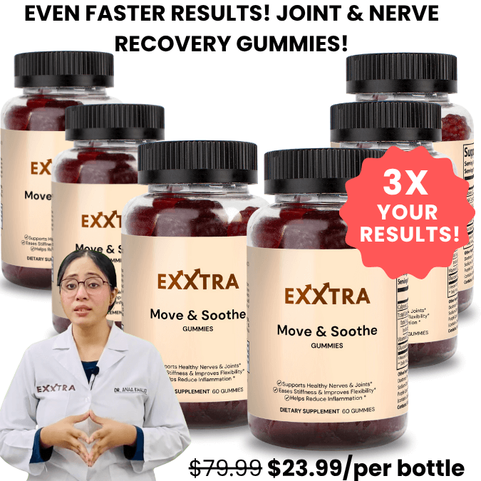 Doctor Formulated Joint & Nerve Recovery Gummies (Made In USA) (