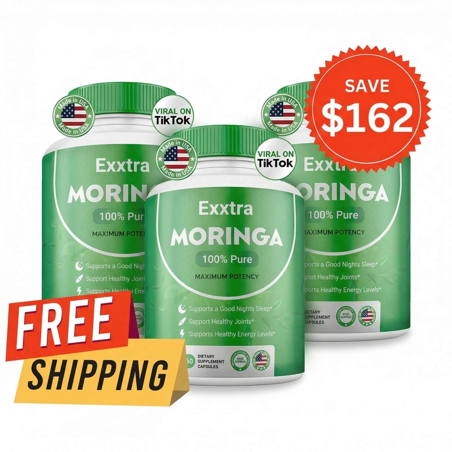 Exxtra Rosabella Moringa — 3 Bottles (Downsell)