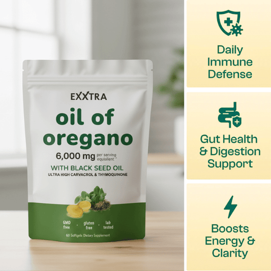 Exxtra Oregano Oil with Black Seed Oil