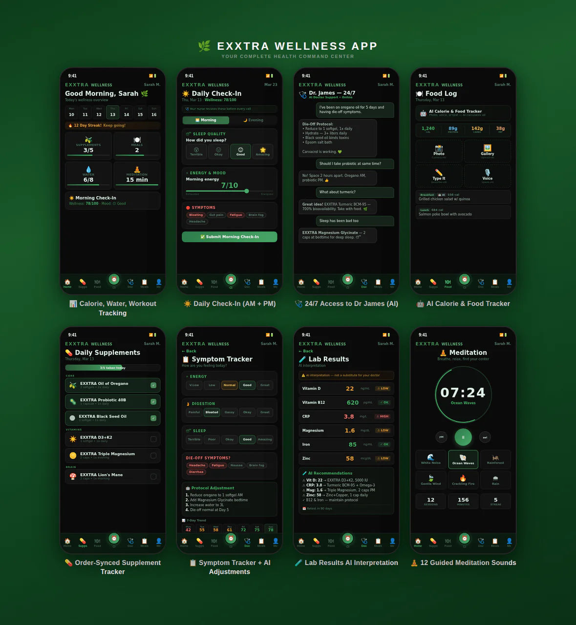 Exxtra Wellness App