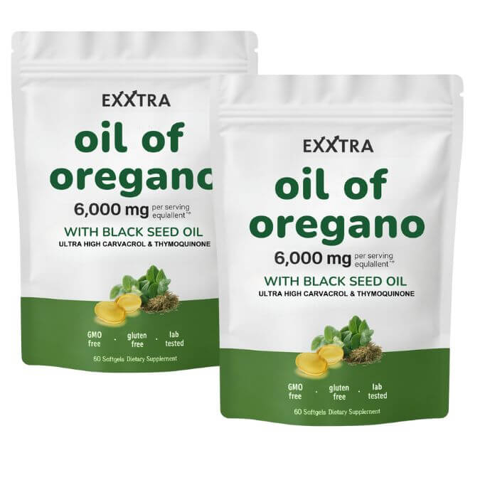 Exxtra Oil of Oregano — 2 Bottles
